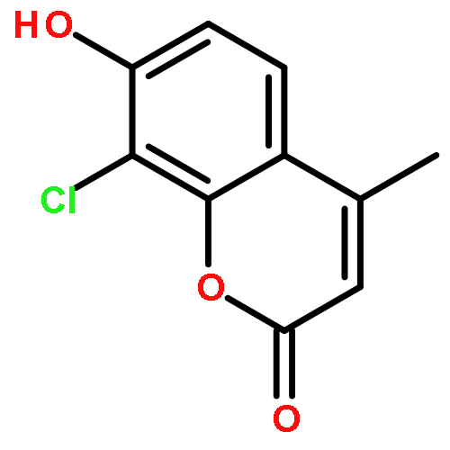 2H-1-Benzopyran-2-one, 8-chloro-7-hydroxy-4-methyl-