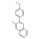 QUINOLINE, 2-(4-METHOXYPHENYL)-3-METHYL-