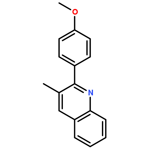 QUINOLINE, 2-(4-METHOXYPHENYL)-3-METHYL-