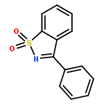 1,2-Benzisothiazole, 3-phenyl-, 1,1-dioxide