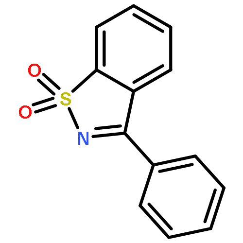 1,2-Benzisothiazole, 3-phenyl-, 1,1-dioxide