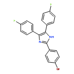 1H-IMIDAZOLE, 2-(4-BROMOPHENYL)-4,5-BIS(4-FLUOROPHENYL)-