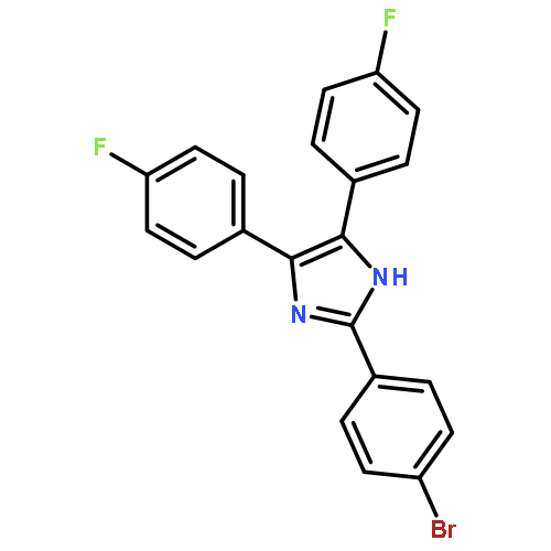 1H-IMIDAZOLE, 2-(4-BROMOPHENYL)-4,5-BIS(4-FLUOROPHENYL)-