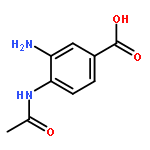 Benzoic acid, 4-(acetylamino)-3-amino-