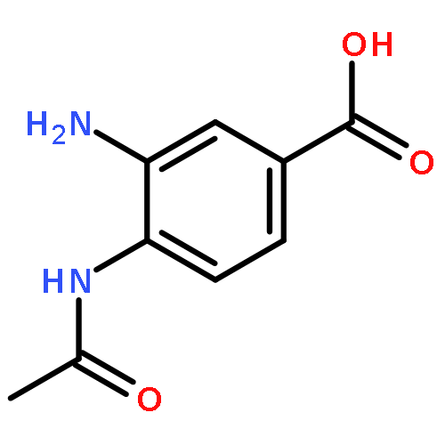 Benzoic acid, 4-(acetylamino)-3-amino-