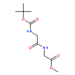 Glycine, N-[N-[(1,1-dimethylethoxy)carbonyl]glycyl]-, methyl ester