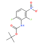 CARBAMIC ACID, (2,6-DIFLUORO-3-NITROPHENYL)-, 1,1-DIMETHYLETHYL ESTER