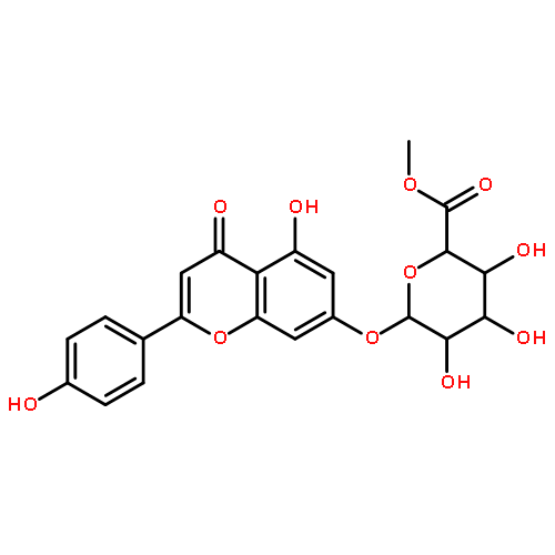 (2S,3S,4S,5R,6S)-Methyl 3,4,5-trihydroxy-6-((5-hydroxy-2-(4-hydroxyphenyl)-4-oxo-4H-chromen-7-yl)oxy)tetrahydro-2H-pyran-2-carboxylate