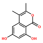 6,8-Dihydroxy-3,4-dimethyl-1H-2-benzopyran-1-one