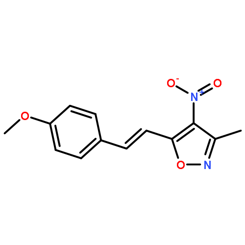 Isoxazole, 5-[2-(4-methoxyphenyl)ethenyl]-3-methyl-4-nitro-