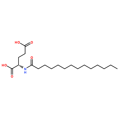 L-Glutamic acid, N-(1-oxotetradecyl)-