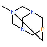 1-methyl-3,5-diaza-1-azonia-7-phosphatricyclo[3.3.1.1~3,7~]decane