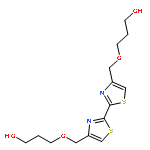 1-Propanol, 3,3'-[[2,2'-bithiazole]-4,4'-diylbis(methyleneoxy)]bis-