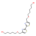 1-Pentanol, 5,5'-[[2,2'-bithiazole]-4,4'-diylbis(methyleneoxy)]bis-