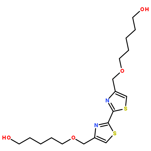 1-Pentanol, 5,5'-[[2,2'-bithiazole]-4,4'-diylbis(methyleneoxy)]bis-