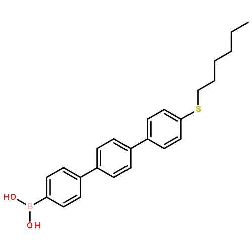 BORONIC ACID, [4''-(HEXYLTHIO)[1,1':4',1''-TERPHENYL]-4-YL]-