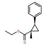 Cyclopropanecarboxylic acid, 1-methyl-2-phenyl-, ethyl ester, (1S,2R)-