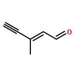 2-Penten-4-ynal, 3-methyl-