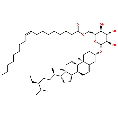 b-D-Glucopyranoside, (3b)-stigmast-5-en-3-yl,6-(9Z)-9-octadecenoate