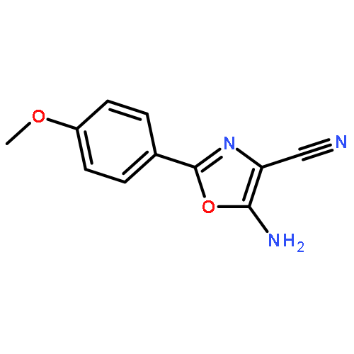 5-amino-2-(4-methoxyphenyl)-1,3-oxazole-4-carbonitrile