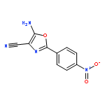 5-amino-2-(4-nitrophenyl)oxazole-4-carbonitrile