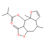 (3aR,4R,4aS,7aS,8S,9aS)-4a,8-dimethyl-3-methylidene-3,3a,4,4a,7a,8,9,9a-octahydrofuro[2',3':4,5]cyclohepta[1,2-c][1,2]dioxol-4-yl 2-methylpropanoate