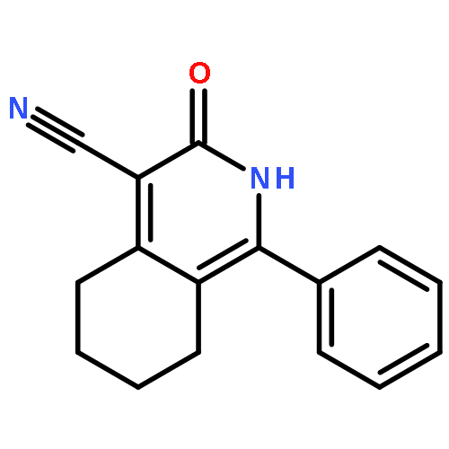 4-ISOQUINOLINECARBONITRILE, 2,3,5,6,7,8-HEXAHYDRO-3-OXO-1-PHENYL-