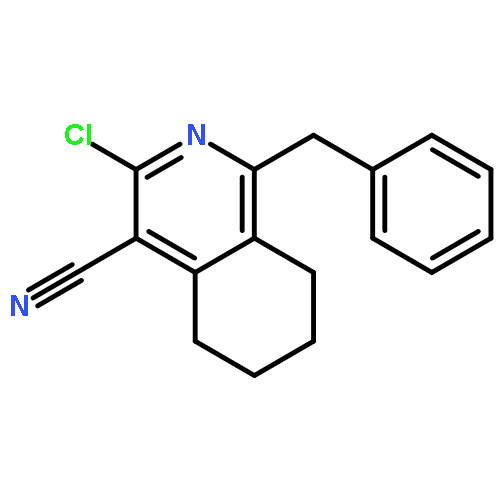 4-ISOQUINOLINECARBONITRILE, 3-CHLORO-5,6,7,8-TETRAHYDRO-1-(PHENYLMETHYL)-