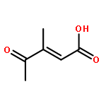 2-PENTENOIC ACID, 3-METHYL-4-OXO-