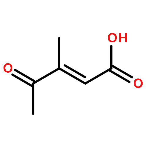 2-PENTENOIC ACID, 3-METHYL-4-OXO-