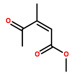 2-Pentenoic acid, 3-methyl-4-oxo-, methyl ester, (2E)-