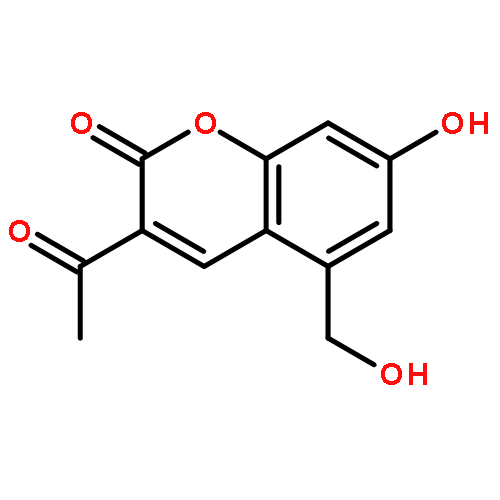 3-Acetyl-7-hydroxy-5-(hydroxymethyl)-2H-chromen-2-one