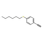 Benzene, 1-ethynyl-4-(hexylthio)-