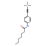 Heptanamide, N-[4-[(trimethylsilyl)ethynyl]phenyl]-