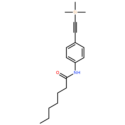 Heptanamide, N-[4-[(trimethylsilyl)ethynyl]phenyl]-