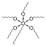 1-UNDECANOL, 11-[PENTAKIS[(4-HEPTYLPHENYL)ETHYNYL]PHENOXY]-