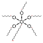 1-UNDECANOL, 11-[PENTAKIS[[4-(HEXYLOXY)PHENYL]ETHYNYL]PHENOXY]-