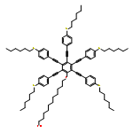 1-UNDECANOL, 11-[PENTAKIS[[4-(HEXYLTHIO)PHENYL]ETHYNYL]PHENOXY]-