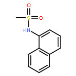 Methanesulfonamide, N-1-naphthalenyl-