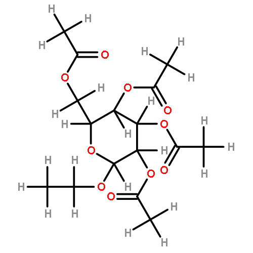 1-O-Ethyl-2,3,4,6-tetra-O-acetyl-beta-D-glucopyranosid