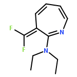 3H-Azepin-2-amine, 3-(difluoromethylene)-N,N-diethyl-