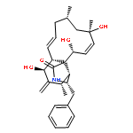 1H-Cycloundec[d]isoindol-1-one,2,3,3a,4,5,6,6a,9,10,11,12,15-dodecahydro-6,12,15-trihydroxy-4,10,12-trimethyl-5-methylene-3-(phenylmethyl)-,(3S,3aR,4S,6S,6aR,7E,10S,12R,13E,15R,15aR)-