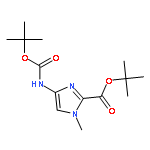 1H-IMIDAZOLE-2-CARBOXYLIC ACID, 4-[[(1,1-DIMETHYLETHOXY)CARBONYL]AMINO]-1-METHYL-, 1,1-DIMETHYLETHYL ESTER