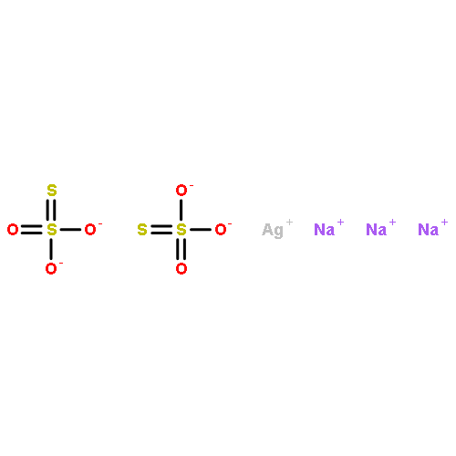 silver(1+) sodium sulfurothioate (1:3:2)