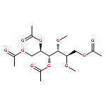 D-Mannitol, 2,3-di-O-methyl-, tetraacetate