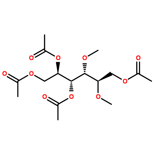 D-Mannitol, 2,3-di-O-methyl-, tetraacetate