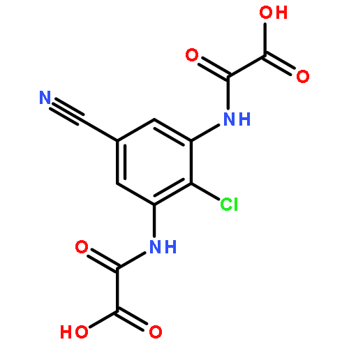 2-[2-chloro-5-cyano-3-(oxaloamino)anilino]-2-oxoacetic Acid