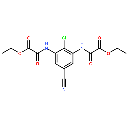 Acetic acid,2,2'-[(2-chloro-5-cyano-1,3-phenylene)diimino]bis[2-oxo-, diethyl ester (9CI)