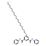 1,3-BENZENEDICARBOXAMIDE, 5-(OCTADECYLOXY)-N,N'-DIPHENYL-