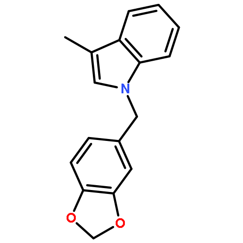 1H-INDOLE, 1-(1,3-BENZODIOXOL-5-YLMETHYL)-3-METHYL-